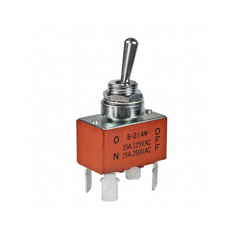 1 pcs : S21AWF - SWITCH TOGGLE DPST 15A 125V