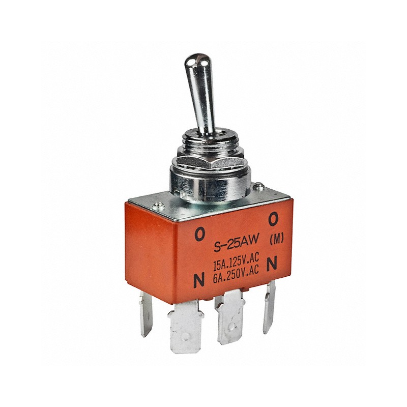 1 pcs : S25AWF - SWITCH TOGGLE DPDT 15A 125V