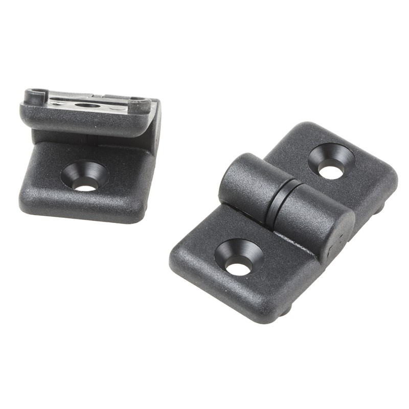 1 Bag of 2 - RS PRO Door Hinge, 40, 8mm Slot, 40 mm Strut Profile