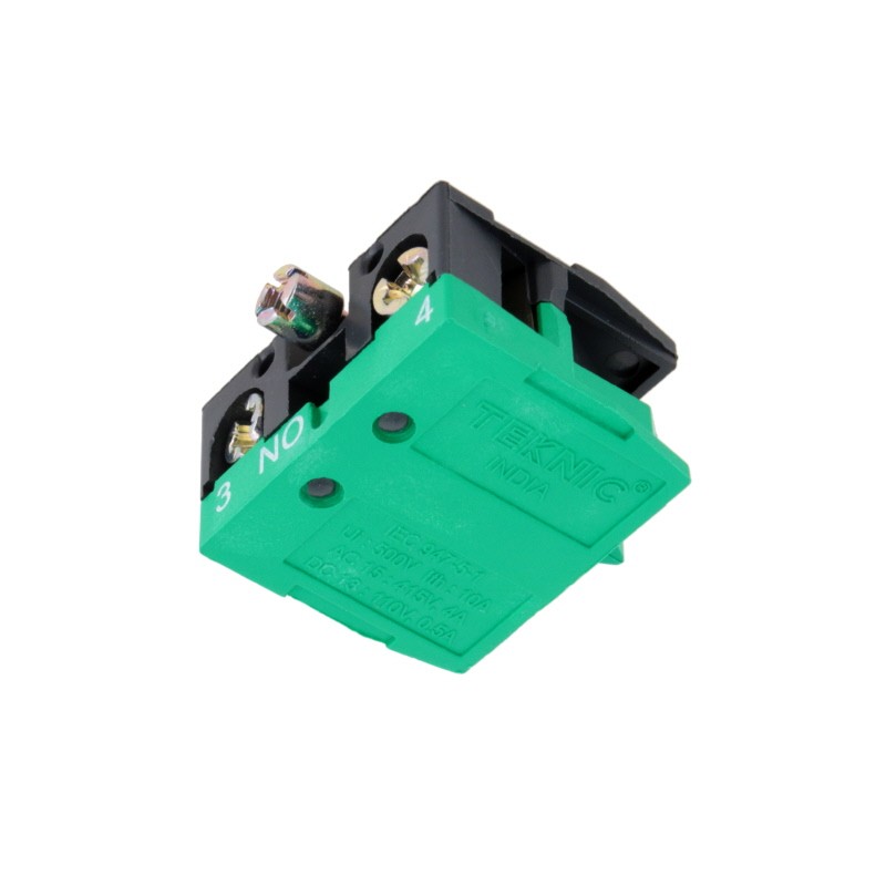 1 pcs : S3 - CONTACT BLOCK SPST-NO 10A 600V