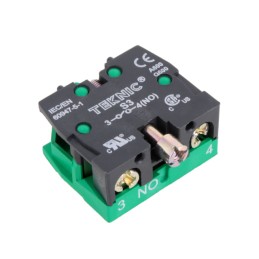 1 pcs : S3 - CONTACT BLOCK SPST-NO 10A 600V