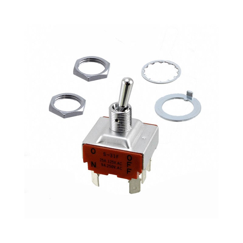 1 pcs : S31F - SWITCH TOGGLE 3PST 20A 125V