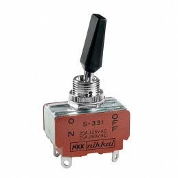 1 pcs : S331R - SWITCH TOGGLE DPST 20A 125V