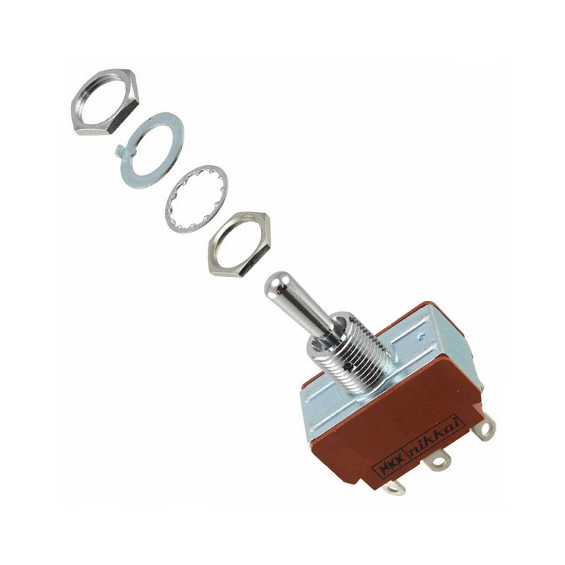 1 pcs : S332/U - SWITCH TOGGLE DPDT 25A 125V