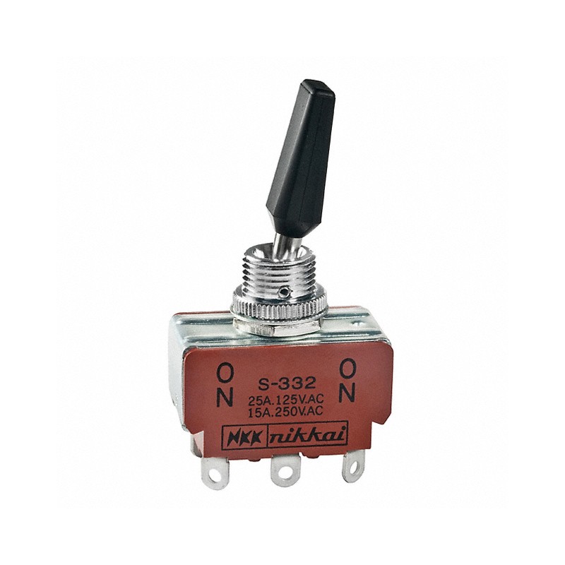 1 pcs : S332R - SWITCH TOGGLE DPDT 20A 125V