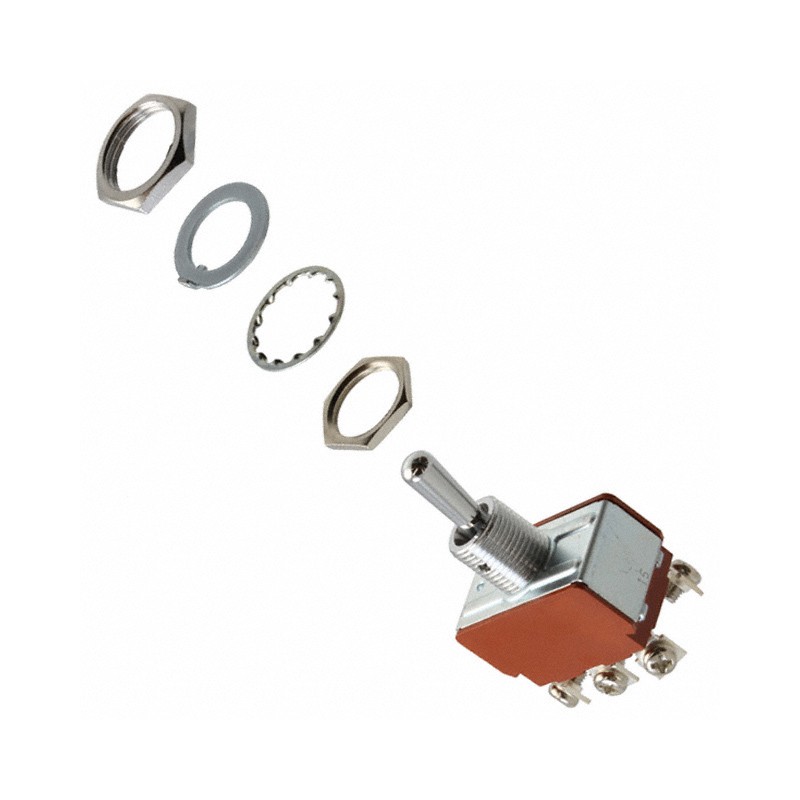 1 pcs : S332T - SWITCH TOGGLE DPDT 15A 125V