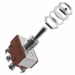 1 pcs : S333T - SWITCH TOGGLE DPDT 15A 125V