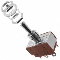 1 pcs : S338 - SWITCH TOGGLE DPDT 15A 125V