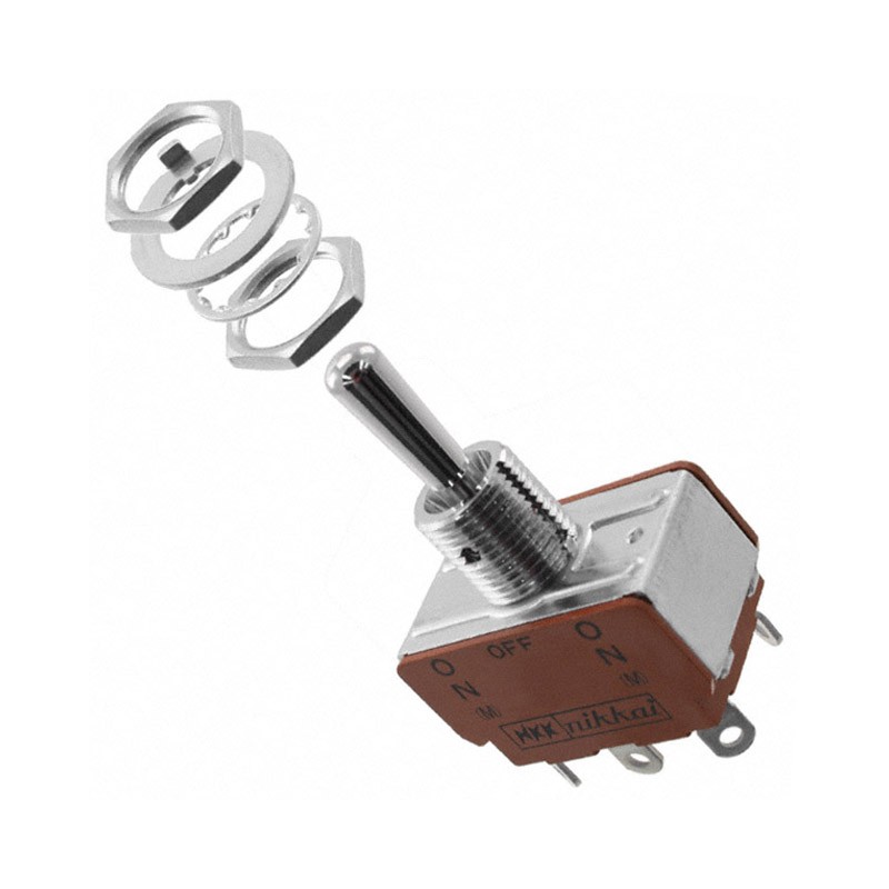 1 pcs : S338 - SWITCH TOGGLE DPDT 15A 125V