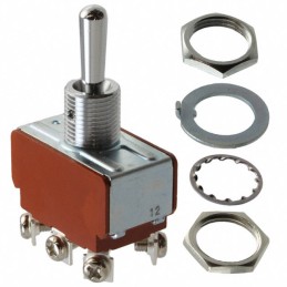 1 pcs : S338T - SWITCH TOGGLE DPDT 15A 125V