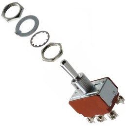 1 pcs : S338T - SWITCH TOGGLE DPDT 15A 125V