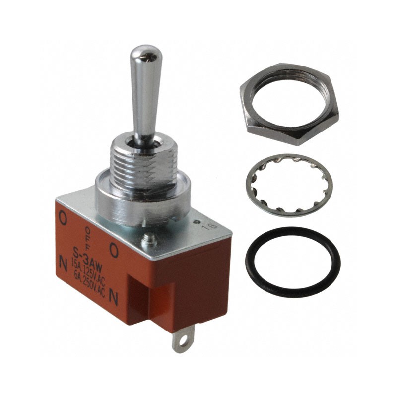 1 pcs : S3AW - SWITCH TOGGLE SPDT 15A 125V