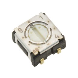 1 pcs : S-4010TA - SWITCH ROTARY DIP BCD 0.1A 2.4V