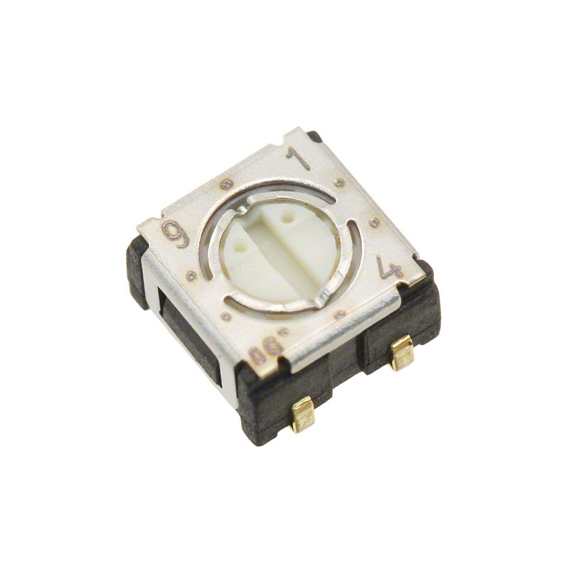 1 pcs : S-4010TA - SWITCH ROTARY DIP BCD 0.1A 2.4V