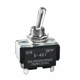 1 pcs : S421 - SWITCH TOGGLE DPST 20A 125V