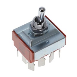 1 pcs : S42F/CUL - SWITCH TOGGLE 4PDT 20A 125V
