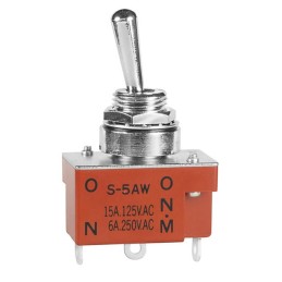 1 pcs : S5AW-WL - SWITCH TOGGLE SPDT 15A 125V