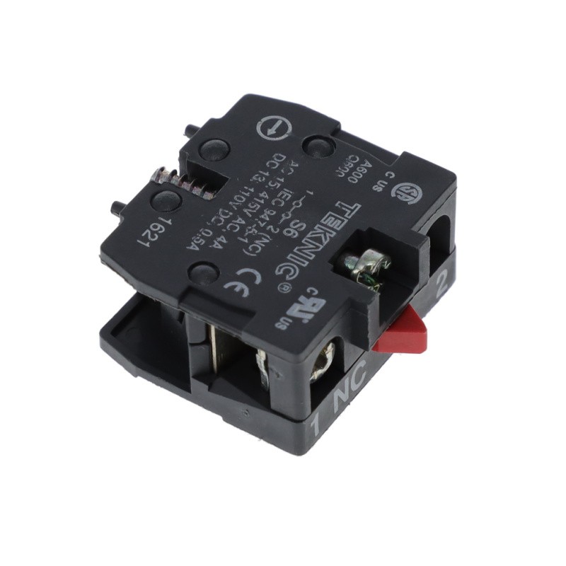 1 pcs : S6 - CONTACT BLOCK SPST-NC 10A 600V