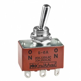 1 pcs : S6A - SWITCH TOGGLE DPDT 20A 125V