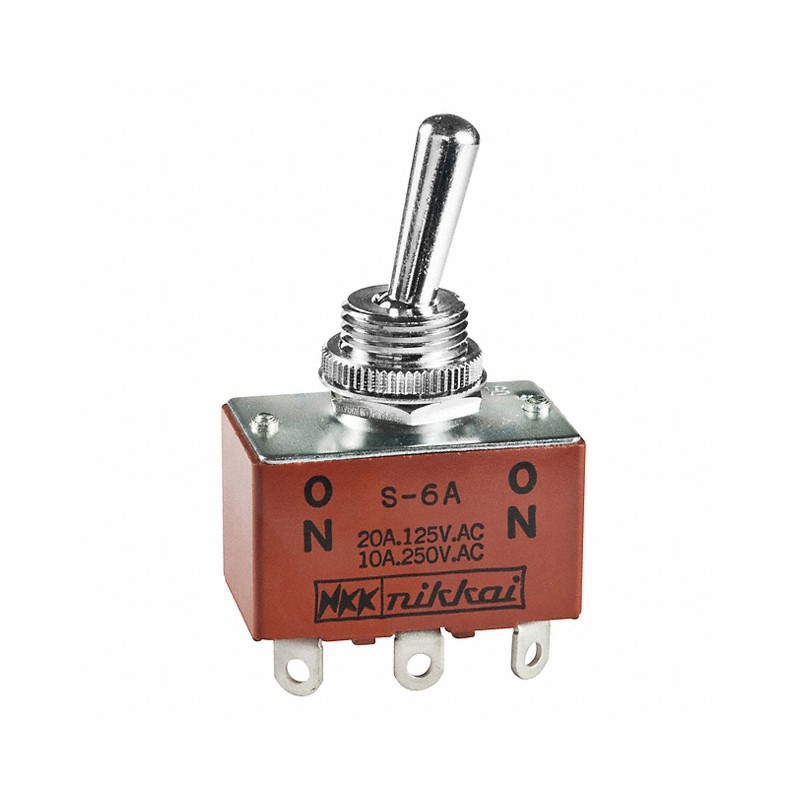 1 pcs : S6A - SWITCH TOGGLE DPDT 20A 125V