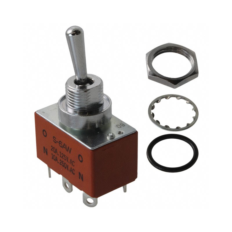 1 pcs : S6AW - SWITCH TOGGLE DPDT 20A 125V