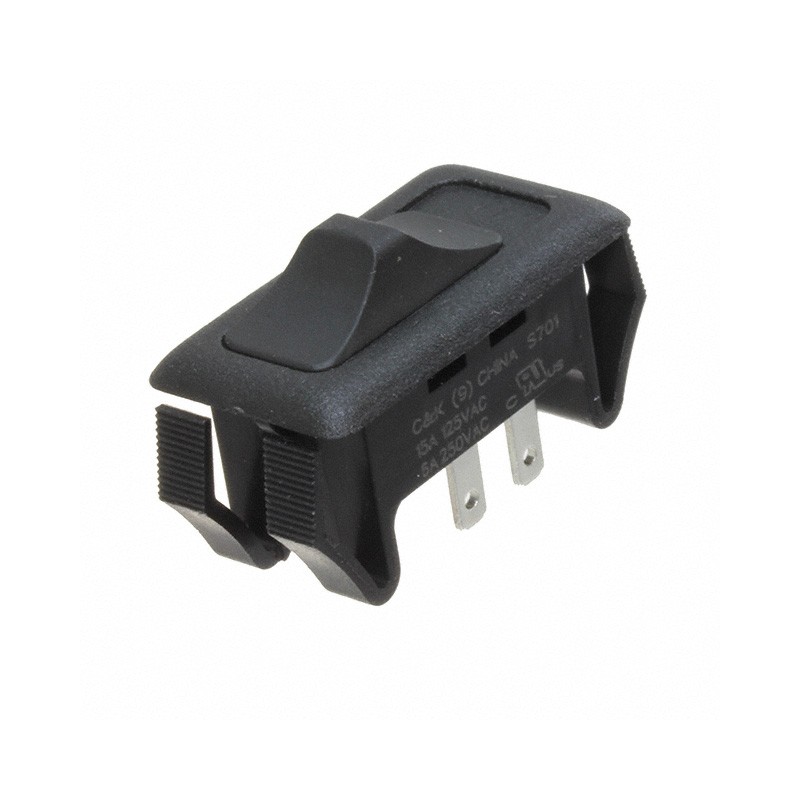 1 pcs : S701C21S207Q - SWITCH SLIDE SPST 15A 125V