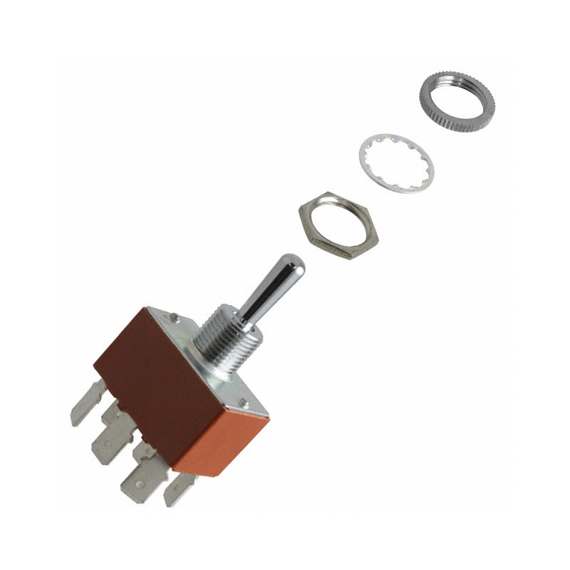 1 pcs : S7F - SWITCH TOGGLE DPDT 20A 125V