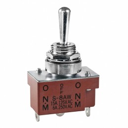 1 pcs : S8AW - SWITCH TOGGLE SPDT 15A 125V