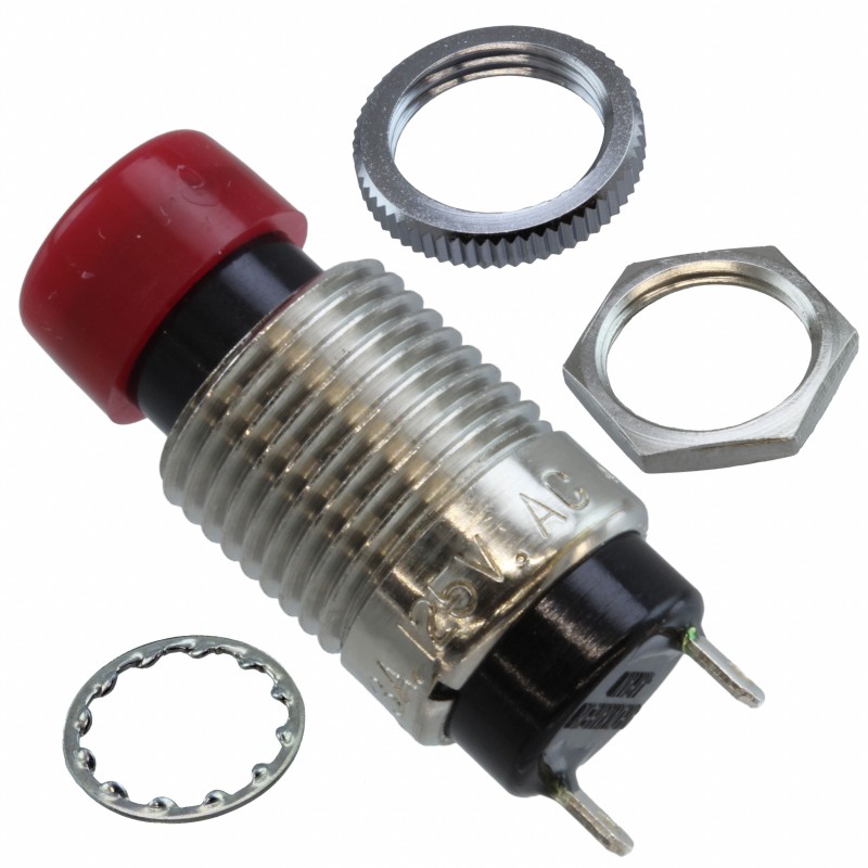 1 pcs : SB4011NOM-2C - SWITCH PUSH SPST-NO 3A 125V