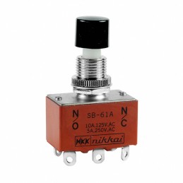 1 pcs : SB61A - SWITCH PUSHBUTTON DPDT 10A 125V