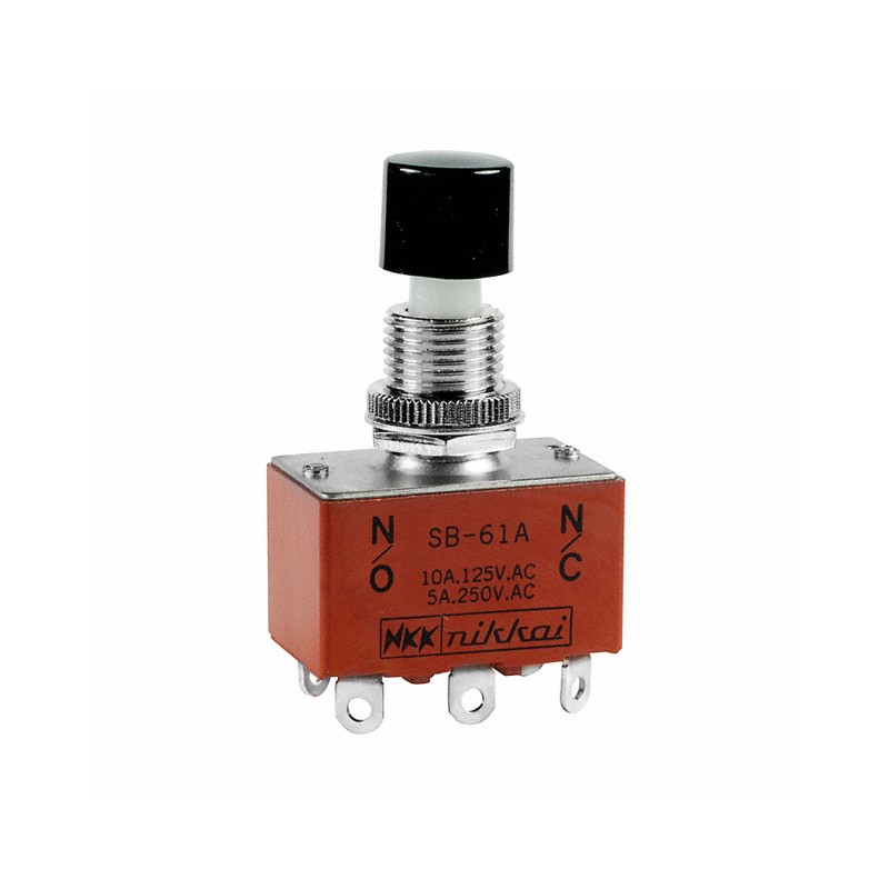1 pcs : SB61A - SWITCH PUSHBUTTON DPDT 10A 125V