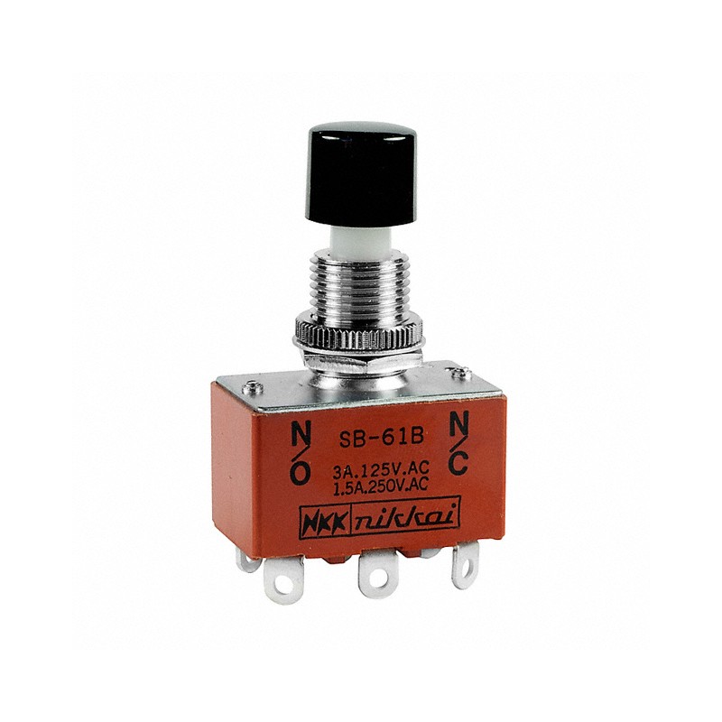1 pcs : SB61B - SWITCH PUSHBUTTON DPDT 3A 125V