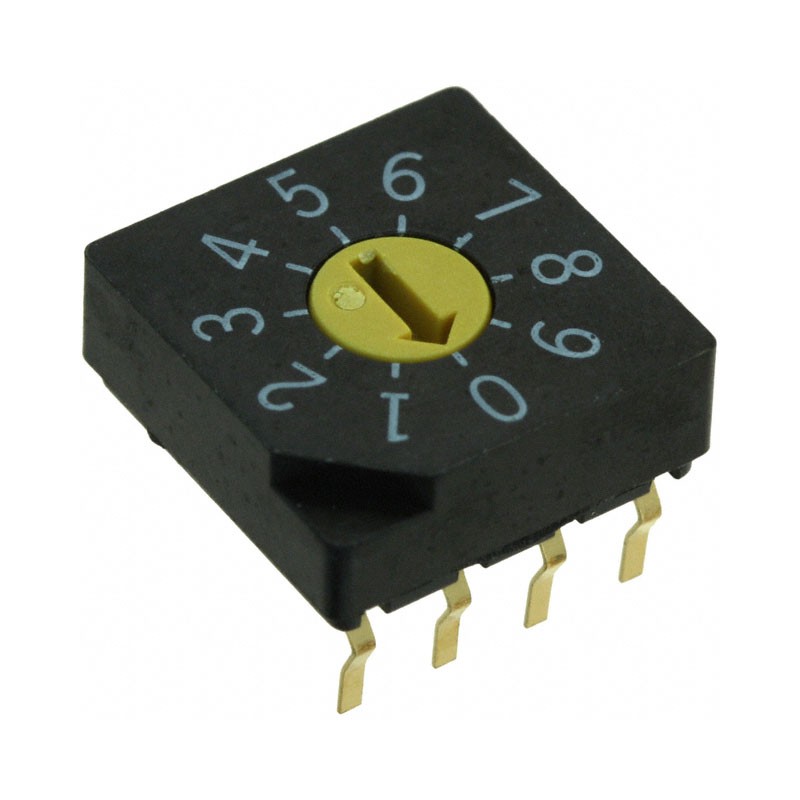 1 pcs : SC-2010 - SWITCH ROTARY DIP BCD 0.1A 5V