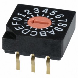 1 pcs : SD-1030 - SW ROTARY DIP HEX COMP 0.1A 5V