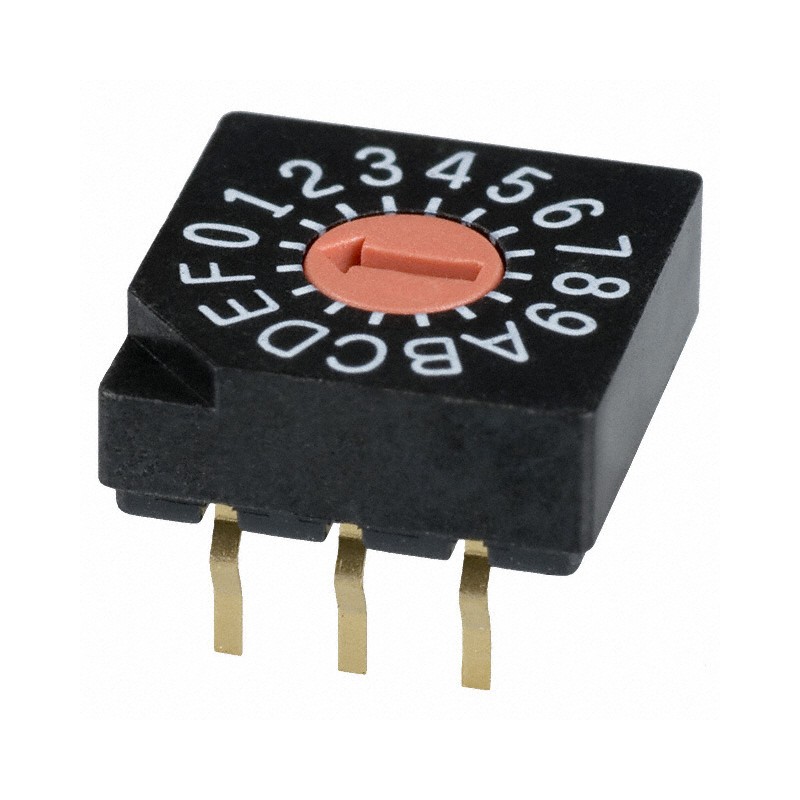 1 pcs : SD-1030 - SW ROTARY DIP HEX COMP 0.1A 5V