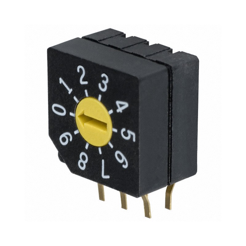1 pcs : SD-2011 - SWITCH ROTARY DIP BCD 0.1A 5V