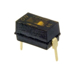 1 pcs : SDA01H0B - SWITCH SLIDE DIP SPST 0.025A 24V