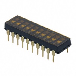1 pcs : SDA10H0B - SWITCH SLIDE DIP SPST 0.025A 24V
