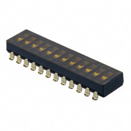 1 pcs : SDA12H0SB - SWITCH SLIDE DIP SPST 0.025A 24V