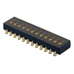 1 pcs : SDA12H0SBR - SWITCH SLIDE DIP SPST 0.025A 24V