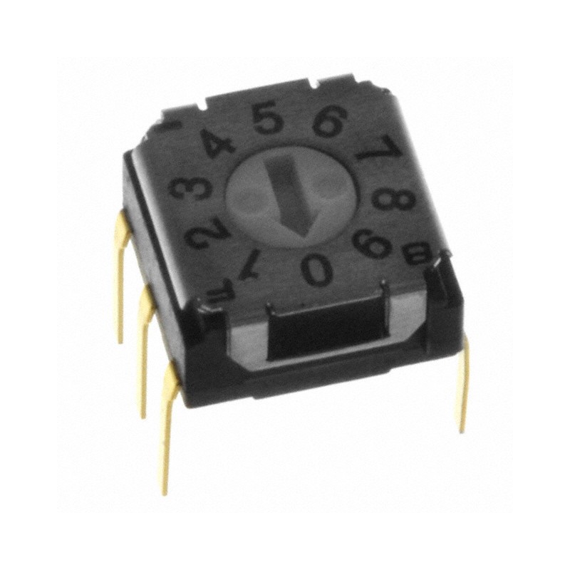1 pcs : SH-7030MC - SW ROTARY DIP BCD COMP 0.1A 5V