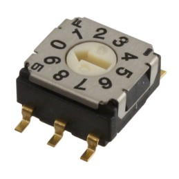1 pcs : SH-7030TB - SW ROTARY DIP BCD COMP 0.1A 5V
