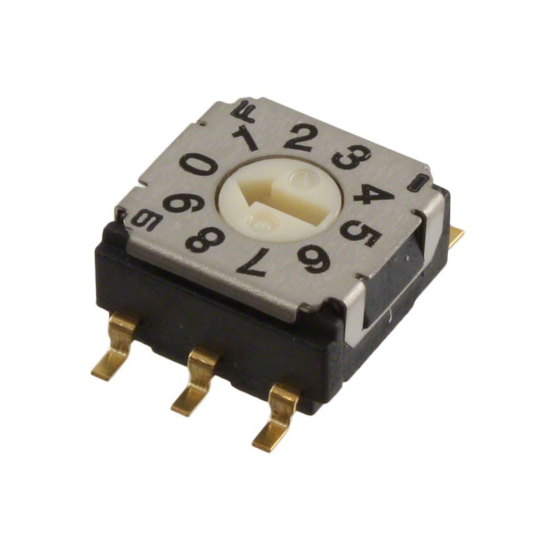 1 pcs : SH-7030TB - SW ROTARY DIP BCD COMP 0.1A 5V