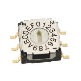1 pcs : SH-7070TB - SW ROTARY DIP HEX COMP 0.1A 5V