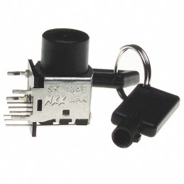 1 pcs : SK13AEG30 - SWITCH KEYLK 3POS SP3T 0.4VA 28V