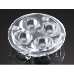 1 pcs - Ledil C10923_GT4-W, GT4 Series 4-Way LED Lens, Wide Angle Beam