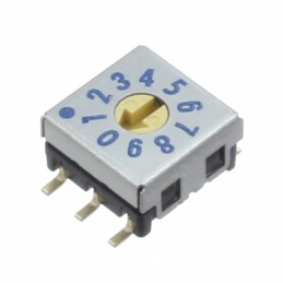 1 pcs : SMR7010C-1 - SWITCH ROTARY DIP BCD 0.03A 15V