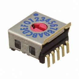 1 pcs : SMRR7116C-1 - SW ROTARY DIP HEX COMP 0.03A 15V