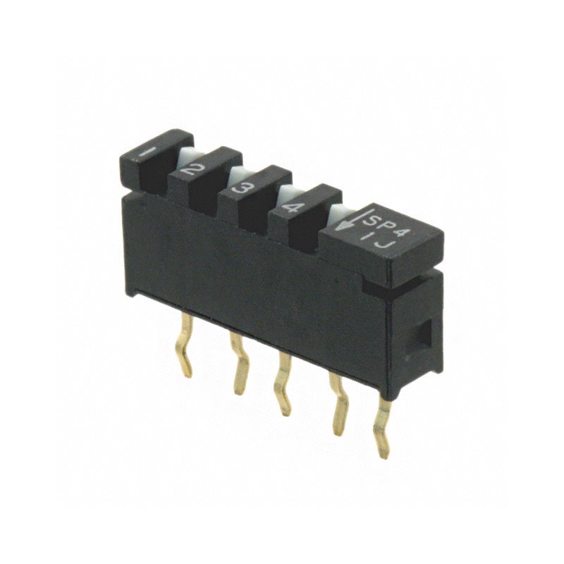 1 pcs : SPA04B - SWITCH SLIDE DIP SPST 0.01A 20V