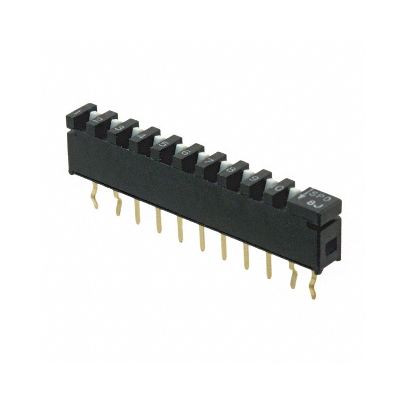 1 pcs : SPA10B - SWITCH SLIDE DIP SPST 0.01A 20V